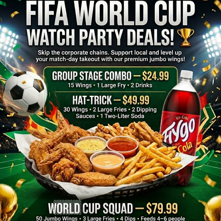 FIFA WORLD CUP WATCH PARTY PATTERS ARE HERE!