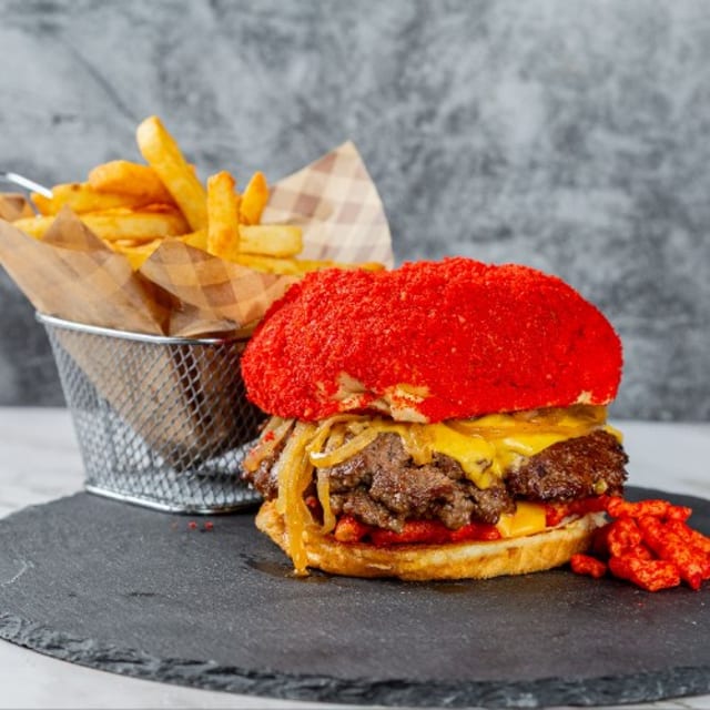 Flamin' Rodeo Burger-Single.