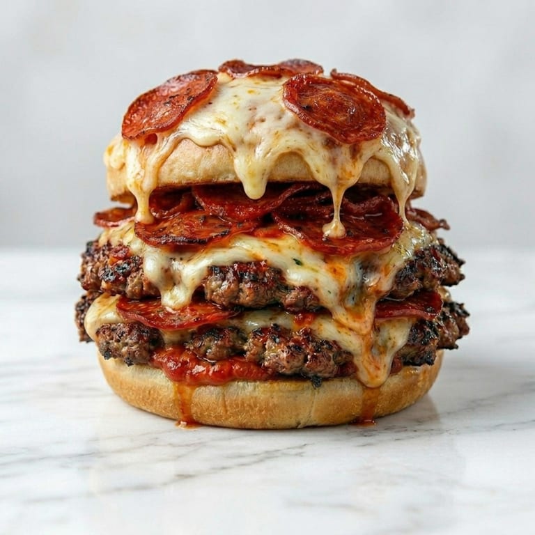 The Ultimate Pizza Lover's Burger.